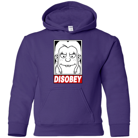 Sweatshirts Purple / YS Disobey Youth Hoodie