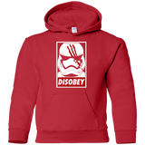 Sweatshirts Red / YS Disobey Youth Hoodie