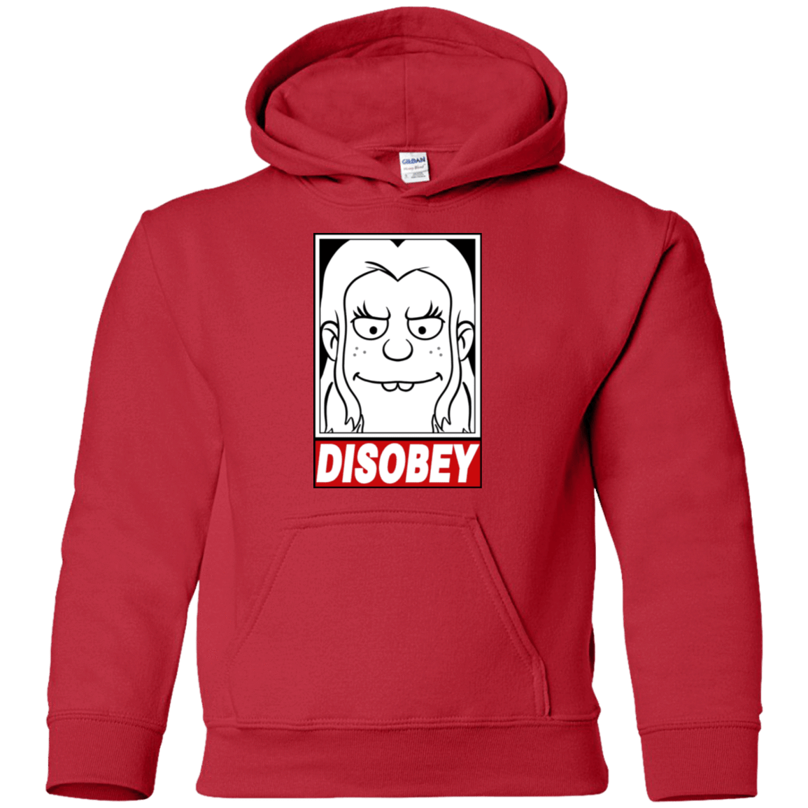 Sweatshirts Red / YS Disobey Youth Hoodie