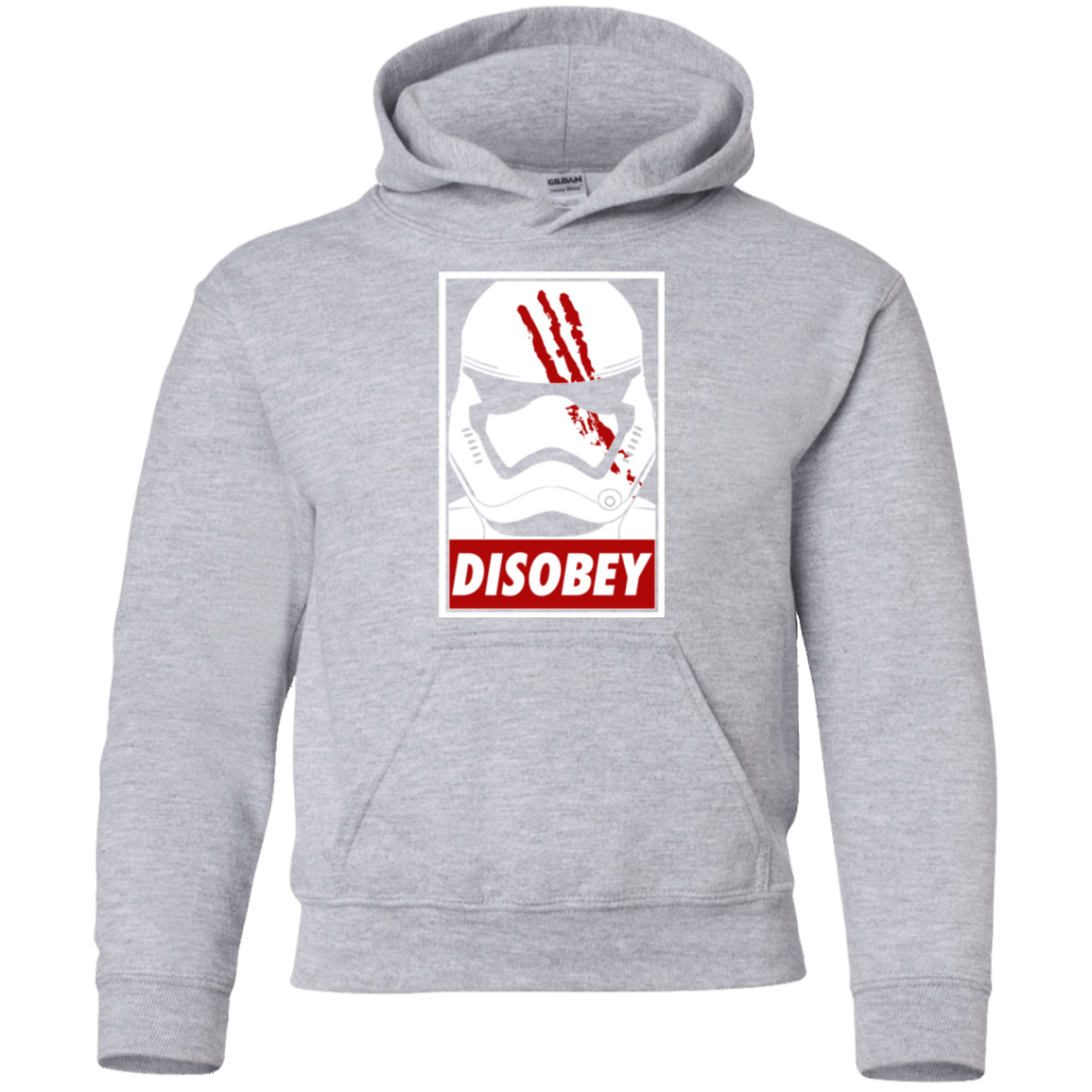 Sweatshirts Sport Grey / YS Disobey Youth Hoodie