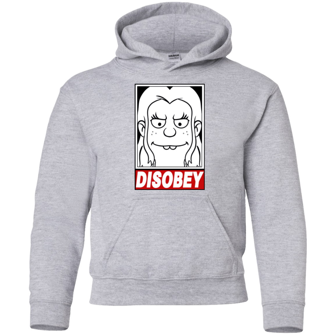 Sweatshirts Sport Grey / YS Disobey Youth Hoodie