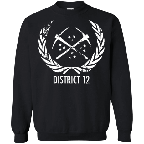 Sweatshirts Black / Small District 12 Crewneck Sweatshirt