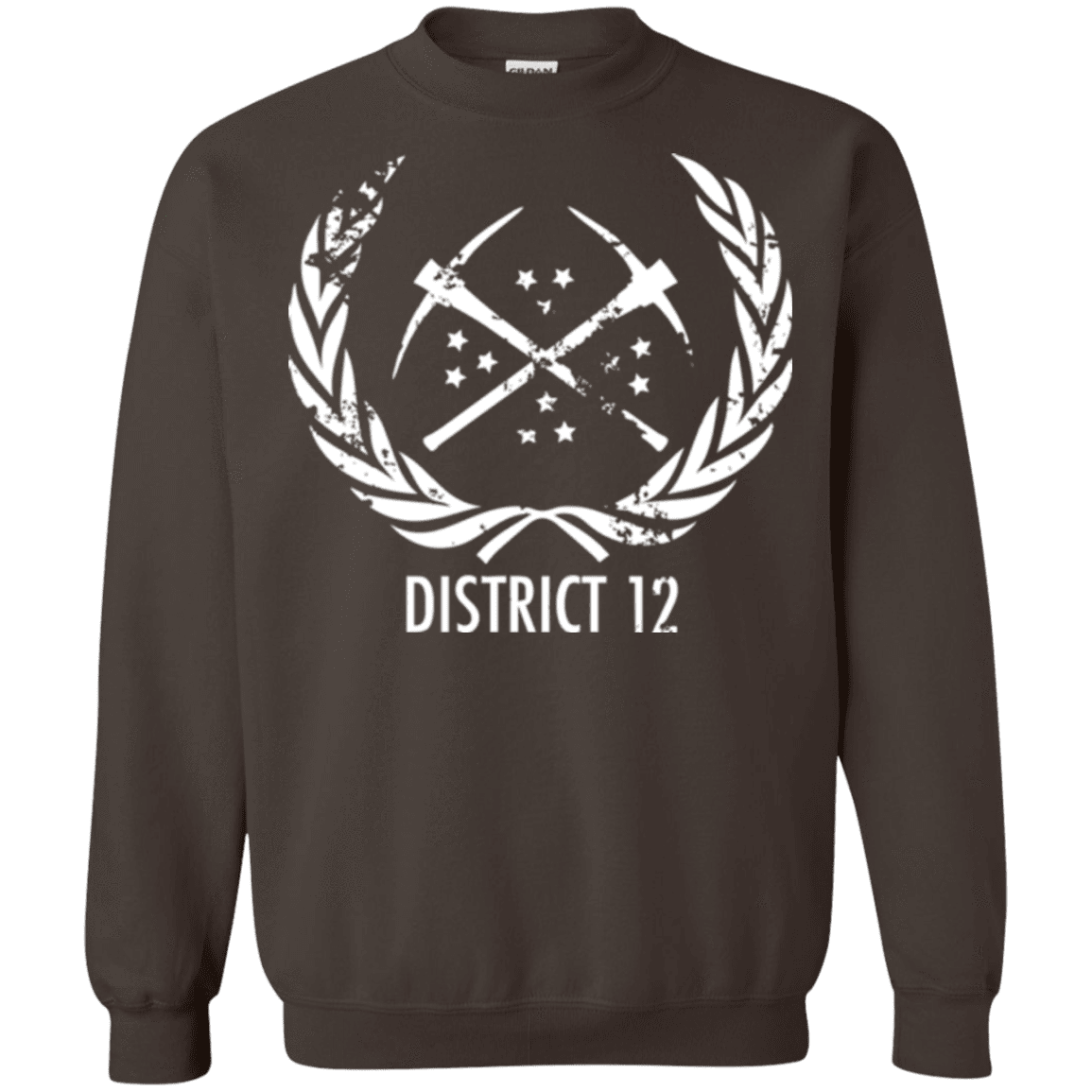 Sweatshirts Dark Chocolate / Small District 12 Crewneck Sweatshirt