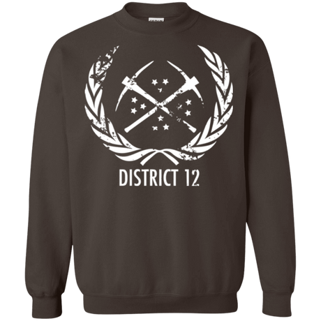 Sweatshirts Dark Chocolate / Small District 12 Crewneck Sweatshirt