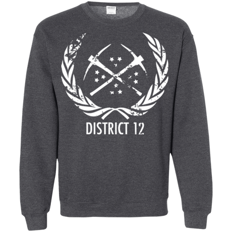 Sweatshirts Dark Heather / Small District 12 Crewneck Sweatshirt