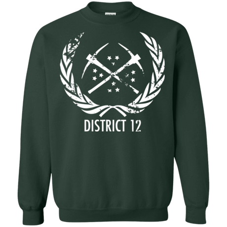 Sweatshirts Forest Green / Small District 12 Crewneck Sweatshirt