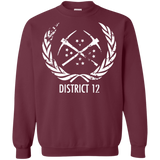 Sweatshirts Maroon / Small District 12 Crewneck Sweatshirt