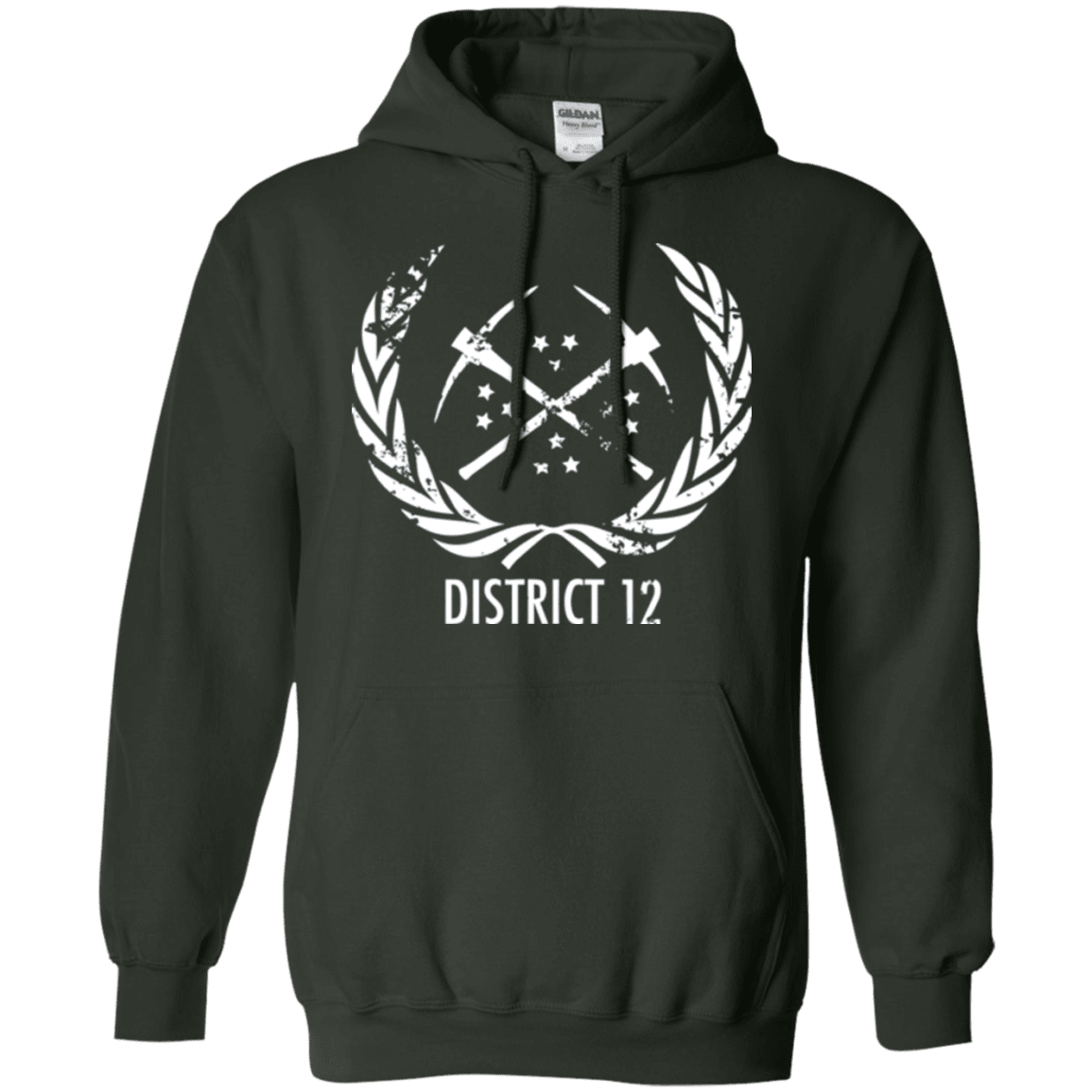 Sweatshirts Forest Green / Small District 12 Pullover Hoodie