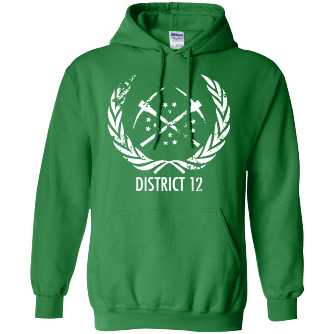 Sweatshirts Irish Green / Small District 12 Pullover Hoodie