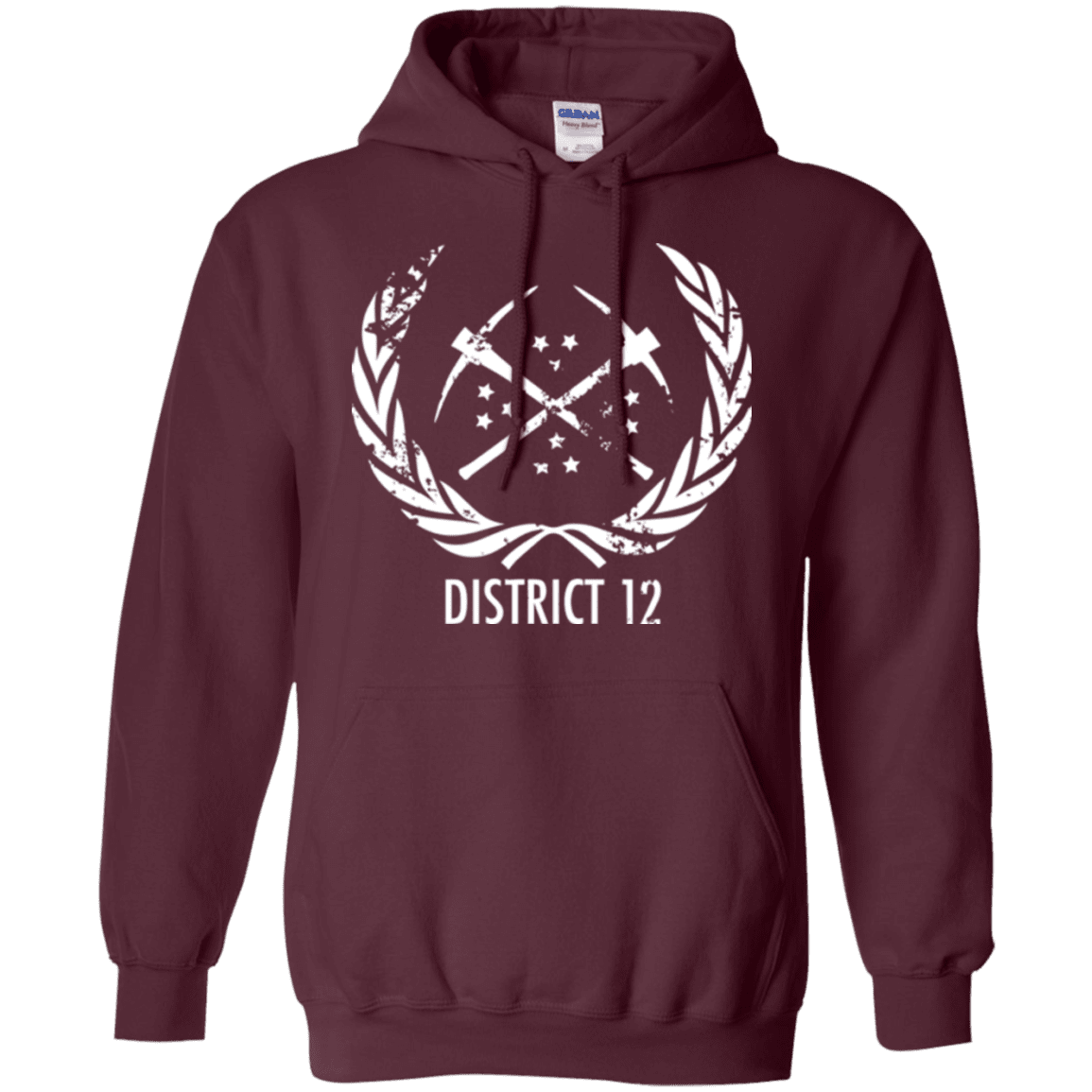 Sweatshirts Maroon / Small District 12 Pullover Hoodie