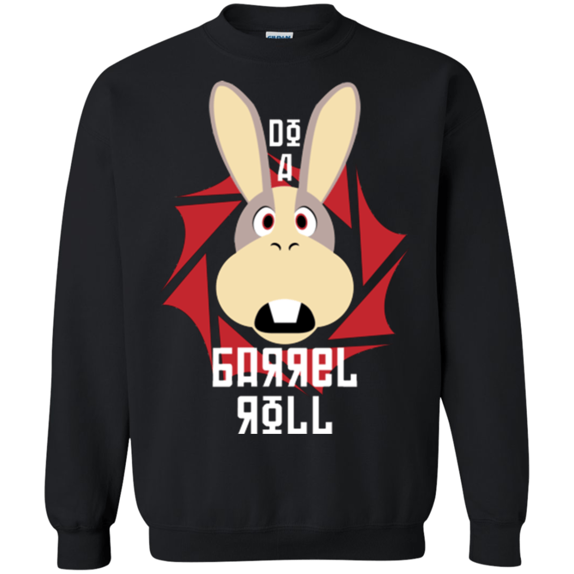 Sweatshirts Black / S Do A Barrel Roll Crewneck Sweatshirt