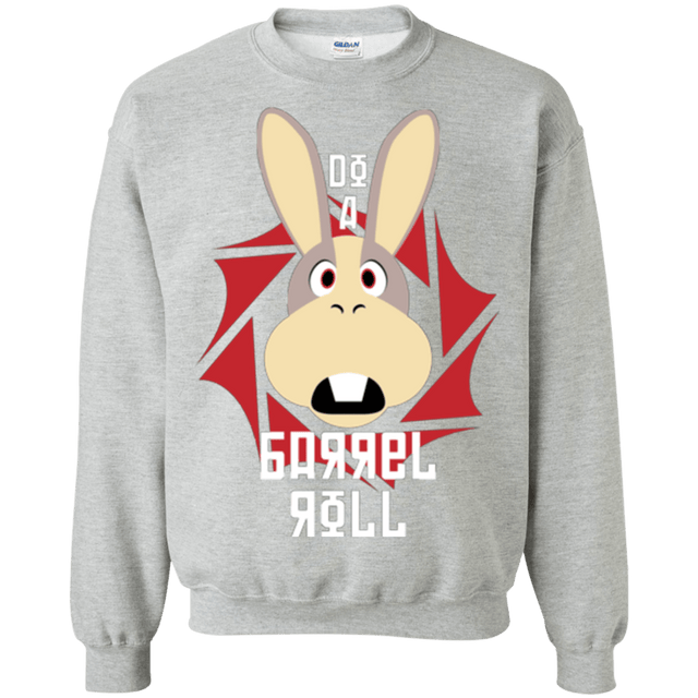 Sweatshirts Sport Grey / S Do A Barrel Roll Crewneck Sweatshirt