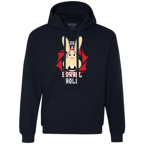 Sweatshirts Navy / S Do A Barrel Roll Premium Fleece Hoodie