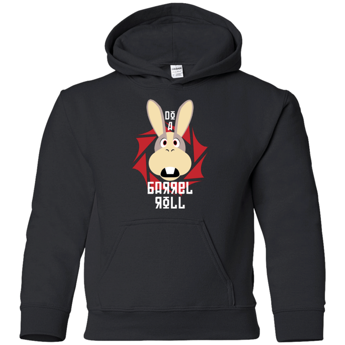 Sweatshirts Black / YS Do A Barrel Roll Youth Hoodie