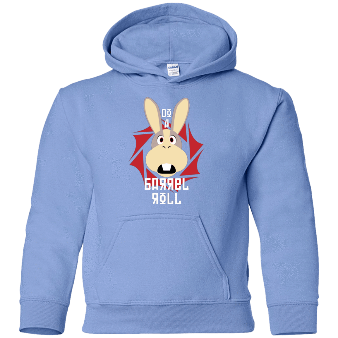 Sweatshirts Carolina Blue / YS Do A Barrel Roll Youth Hoodie