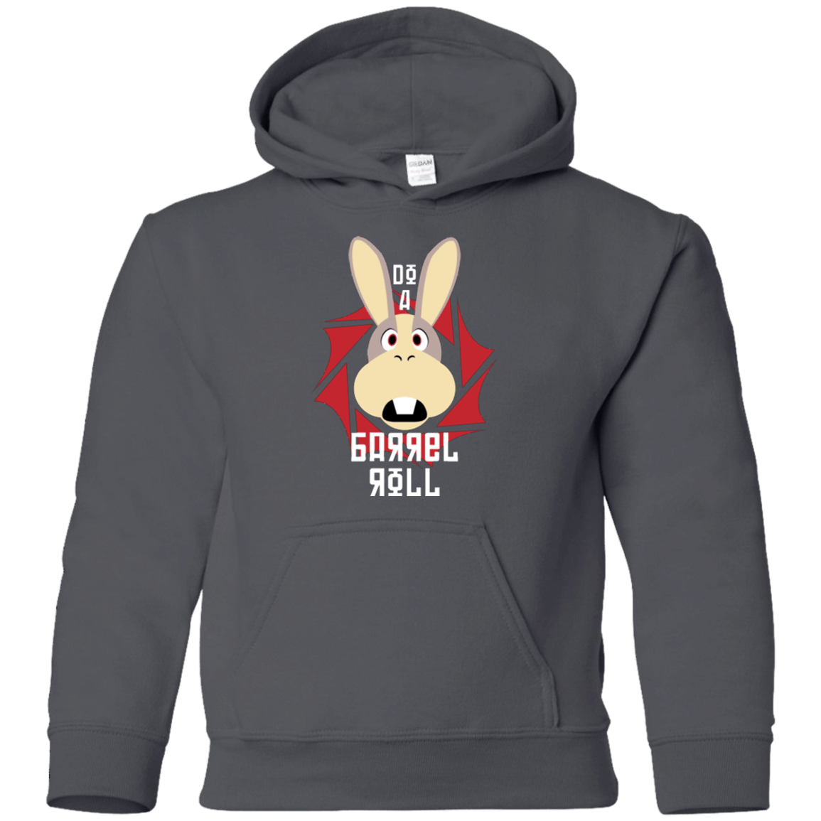 Sweatshirts Charcoal / YS Do A Barrel Roll Youth Hoodie