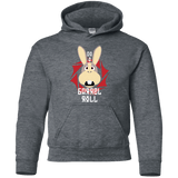 Sweatshirts Dark Heather / YS Do A Barrel Roll Youth Hoodie