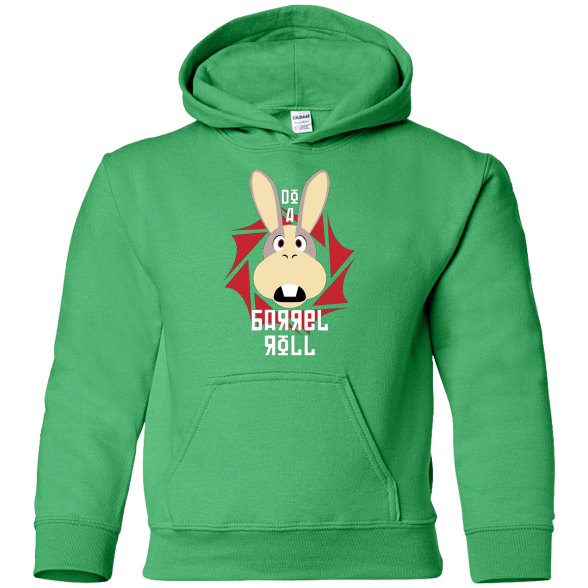 Sweatshirts Irish Green / YS Do A Barrel Roll Youth Hoodie