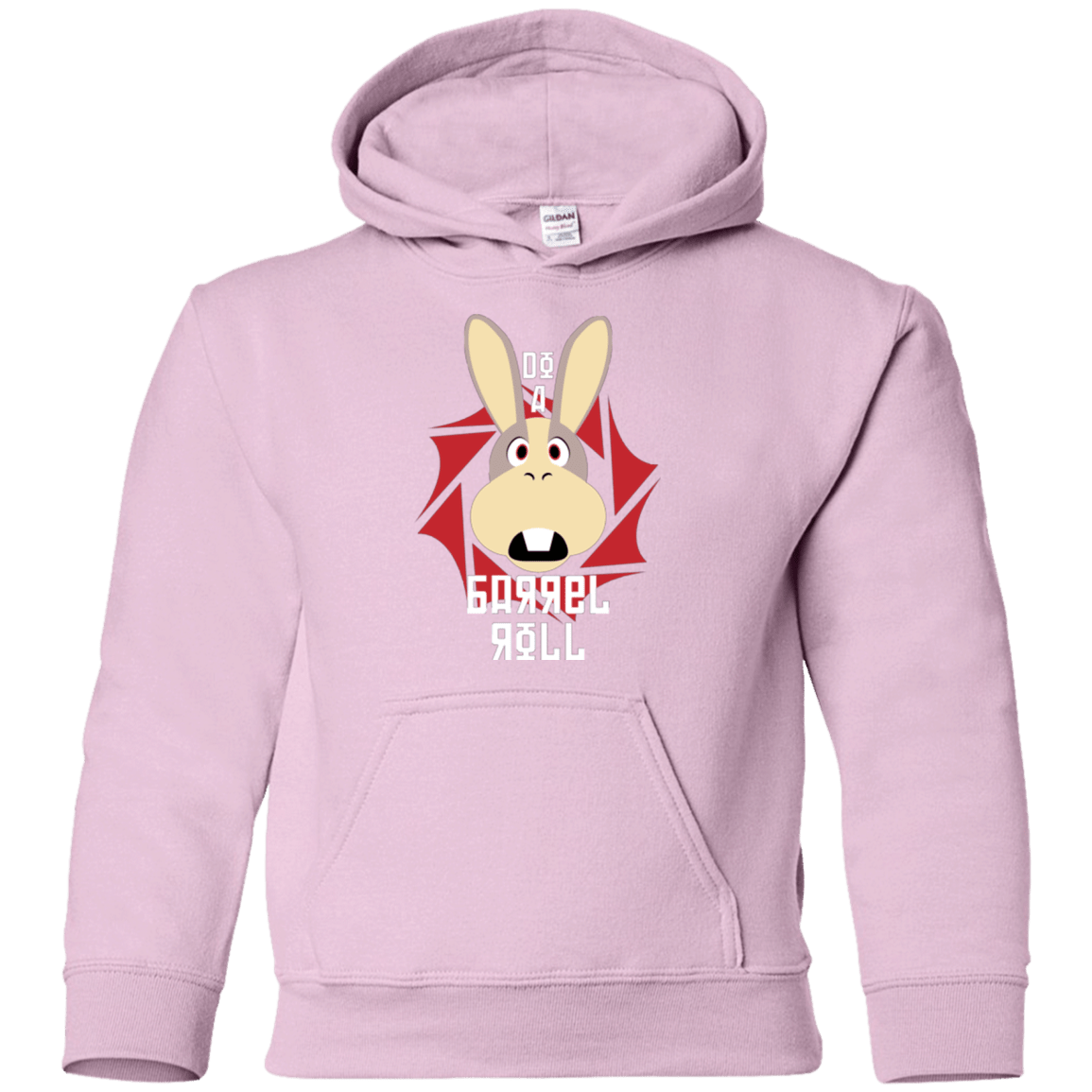 Sweatshirts Light Pink / YS Do A Barrel Roll Youth Hoodie