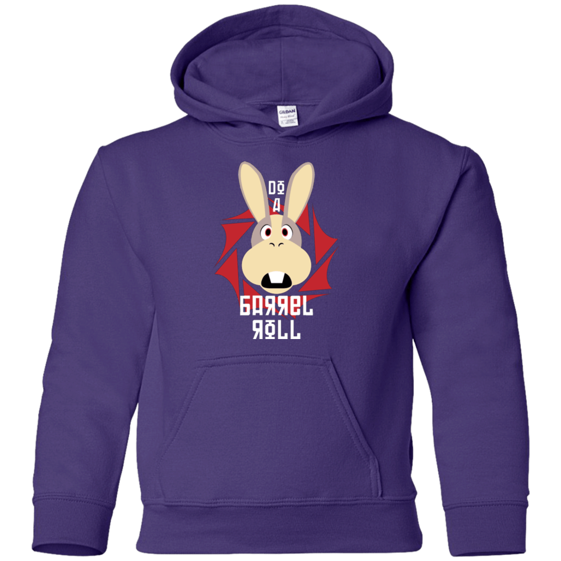 Sweatshirts Purple / YS Do A Barrel Roll Youth Hoodie