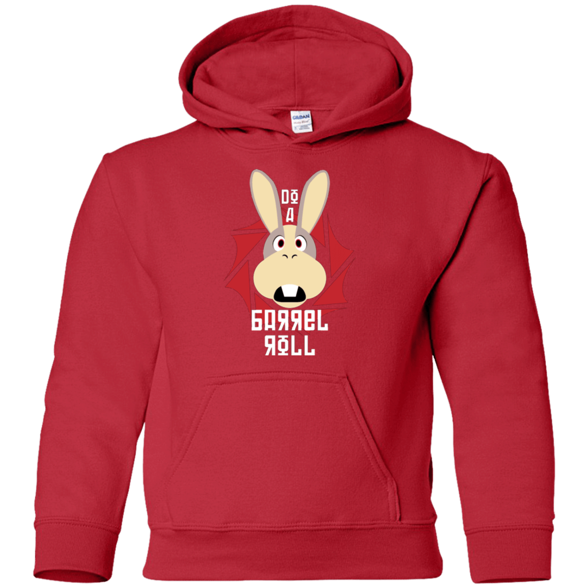 Sweatshirts Red / YS Do A Barrel Roll Youth Hoodie