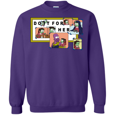 Sweatshirts Purple / S Do it for Gamora Crewneck Sweatshirt