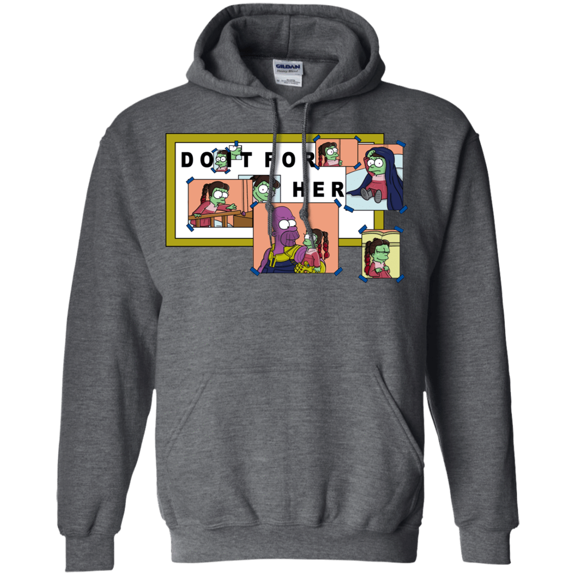 Sweatshirts Dark Heather / S Do it for Gamora Pullover Hoodie