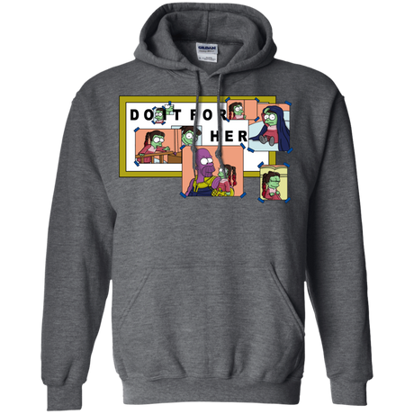 Sweatshirts Dark Heather / S Do it for Gamora Pullover Hoodie