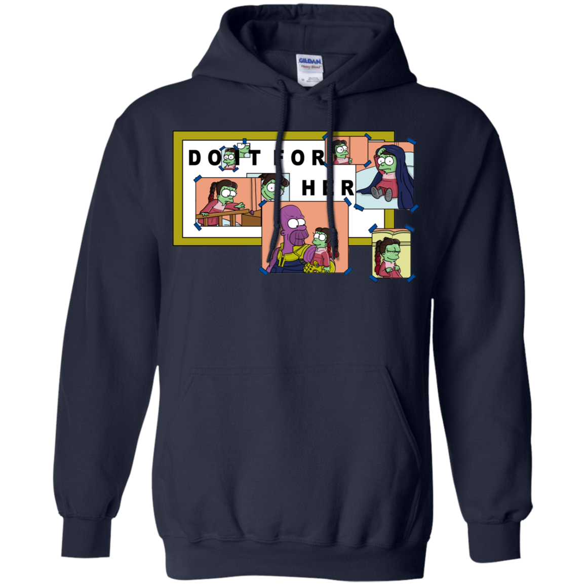 Sweatshirts Navy / S Do it for Gamora Pullover Hoodie