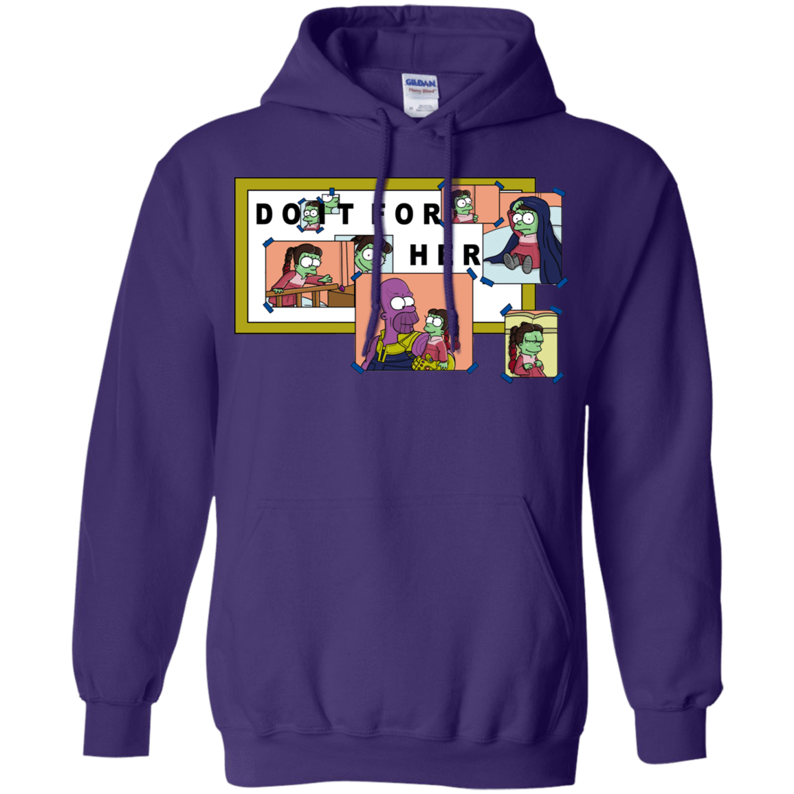 Sweatshirts Purple / S Do it for Gamora Pullover Hoodie