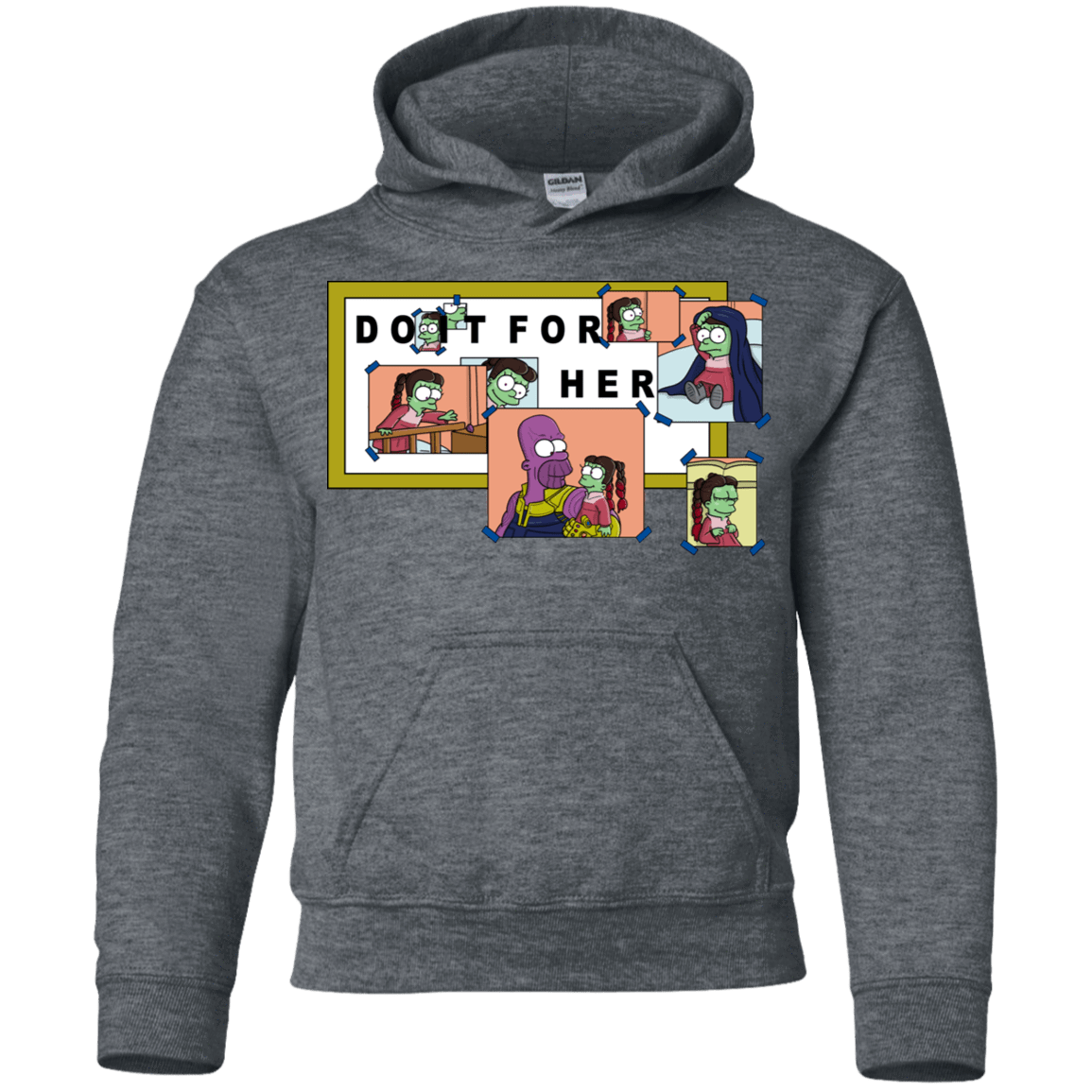 Sweatshirts Dark Heather / YS Do it for Gamora Youth Hoodie