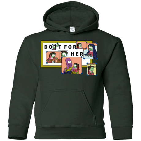 Sweatshirts Forest Green / YS Do it for Gamora Youth Hoodie