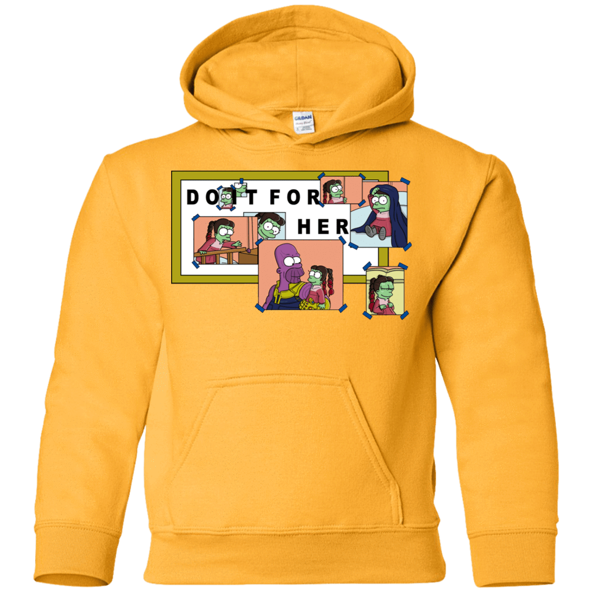 Sweatshirts Gold / YS Do it for Gamora Youth Hoodie