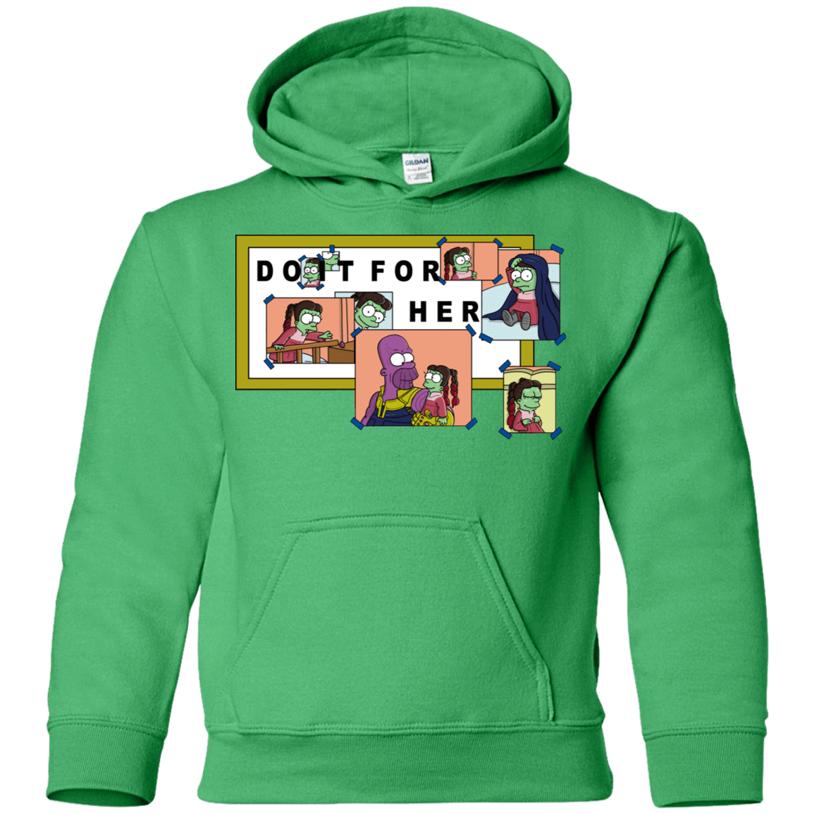 Sweatshirts Irish Green / YS Do it for Gamora Youth Hoodie