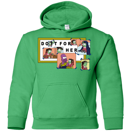 Sweatshirts Irish Green / YS Do it for Gamora Youth Hoodie