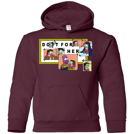 Sweatshirts Maroon / YS Do it for Gamora Youth Hoodie