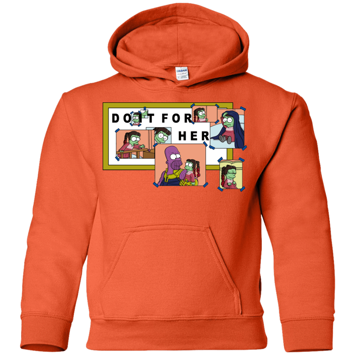 Sweatshirts Orange / YS Do it for Gamora Youth Hoodie