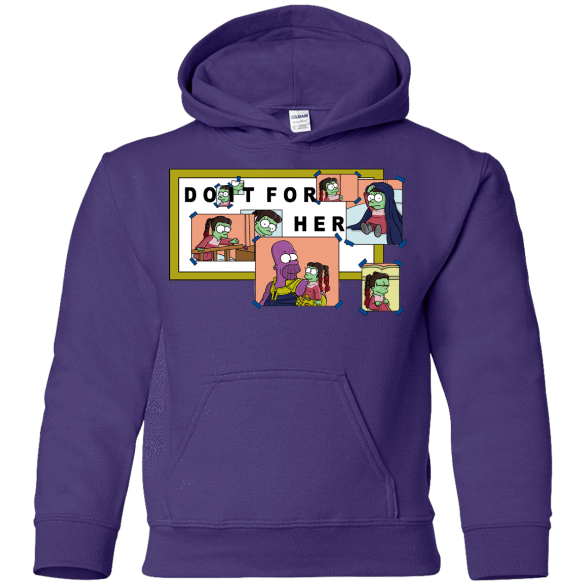 Sweatshirts Purple / YS Do it for Gamora Youth Hoodie