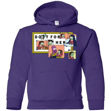 Sweatshirts Purple / YS Do it for Gamora Youth Hoodie