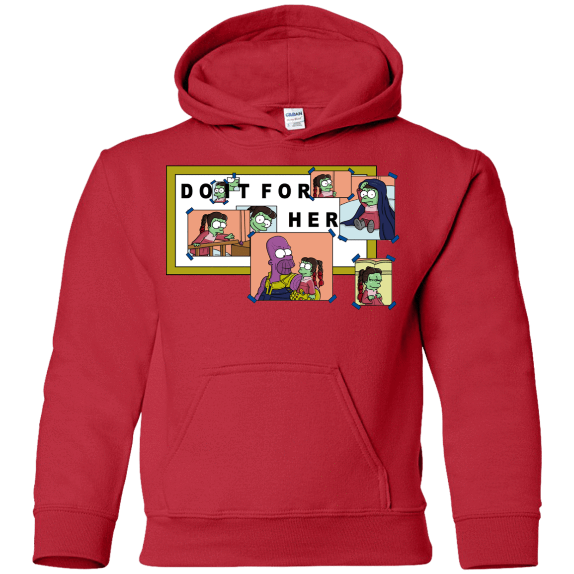 Sweatshirts Red / YS Do it for Gamora Youth Hoodie