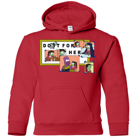 Sweatshirts Red / YS Do it for Gamora Youth Hoodie