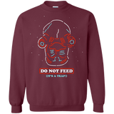 Sweatshirts Maroon / S Do Not Feed Crewneck Sweatshirt