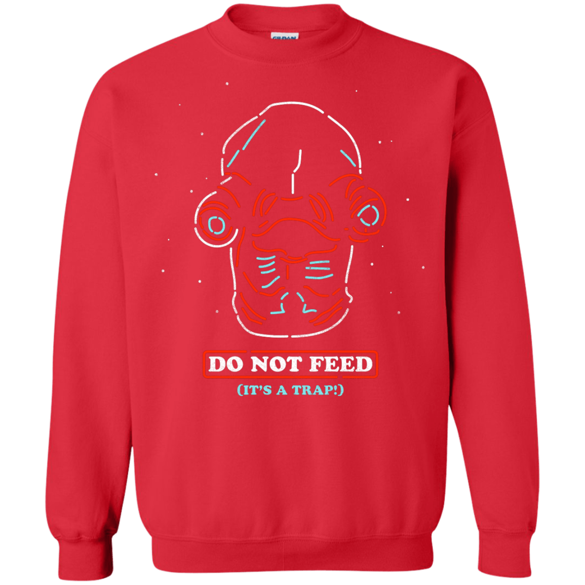 Sweatshirts Red / S Do Not Feed Crewneck Sweatshirt