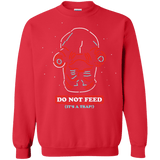 Sweatshirts Red / S Do Not Feed Crewneck Sweatshirt