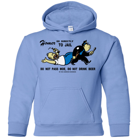 Sweatshirts Carolina Blue / YS Do Not Pass Moe Youth Hoodie
