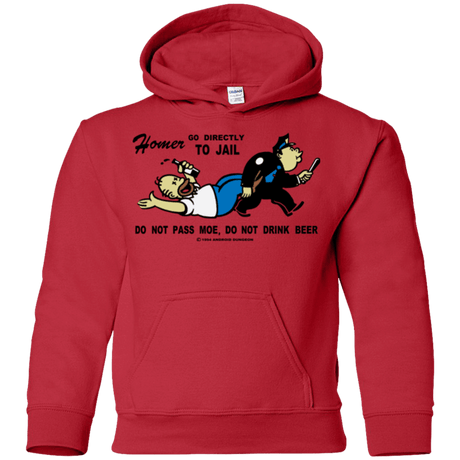 Sweatshirts Red / YS Do Not Pass Moe Youth Hoodie