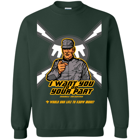 Sweatshirts Forest Green / S Do Your Part Crewneck Sweatshirt