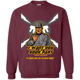Sweatshirts Maroon / S Do Your Part Crewneck Sweatshirt