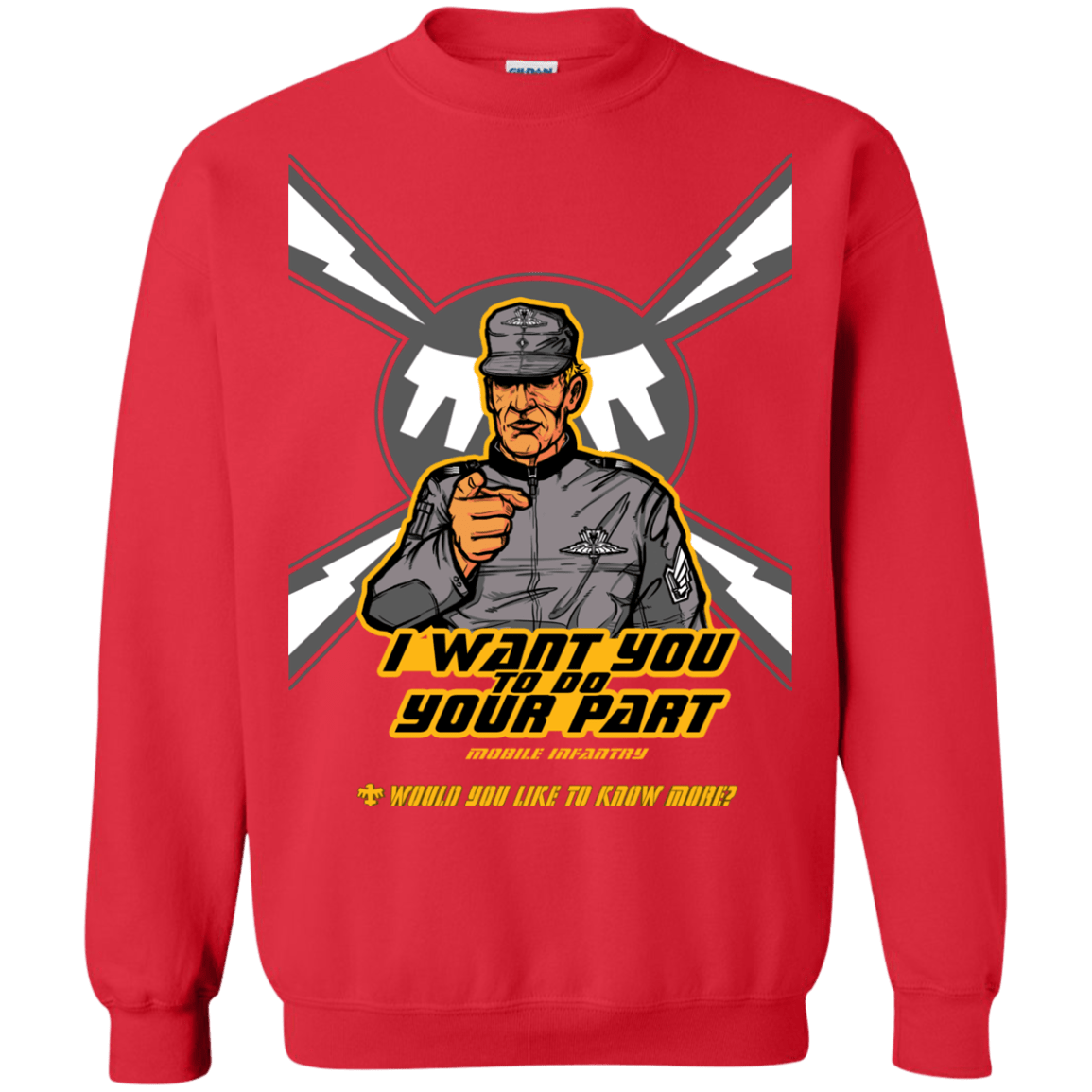 Sweatshirts Red / S Do Your Part Crewneck Sweatshirt