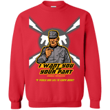 Sweatshirts Red / S Do Your Part Crewneck Sweatshirt